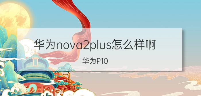 华为nova2plus怎么样啊 华为P10 Plus和华为nova 2 Plus哪个好？